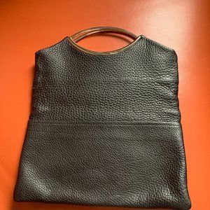 Sigerson Morrison Black Leather Clutch